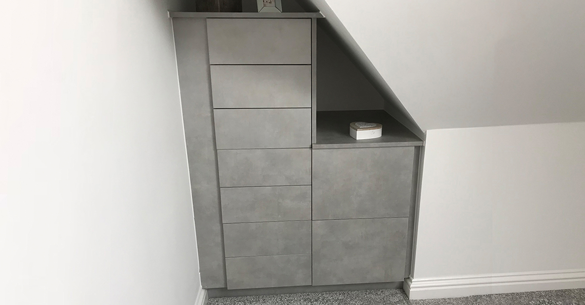 modern textured flat door bedroom kent